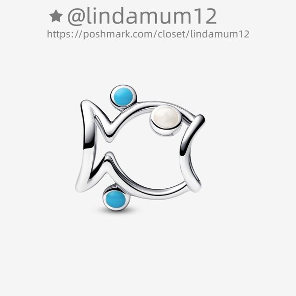 Pandora Openwork Fish Charm - Picture 2 of 5